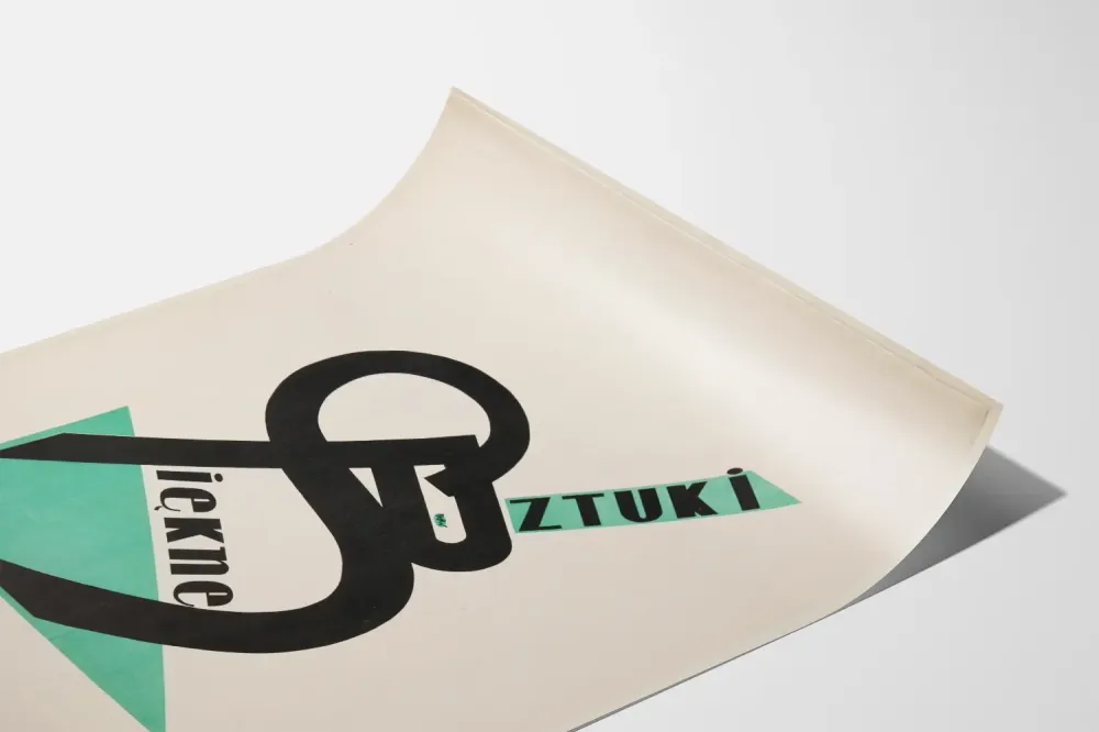 Typografinen minimalistinen moderni suunnittelu Juliste