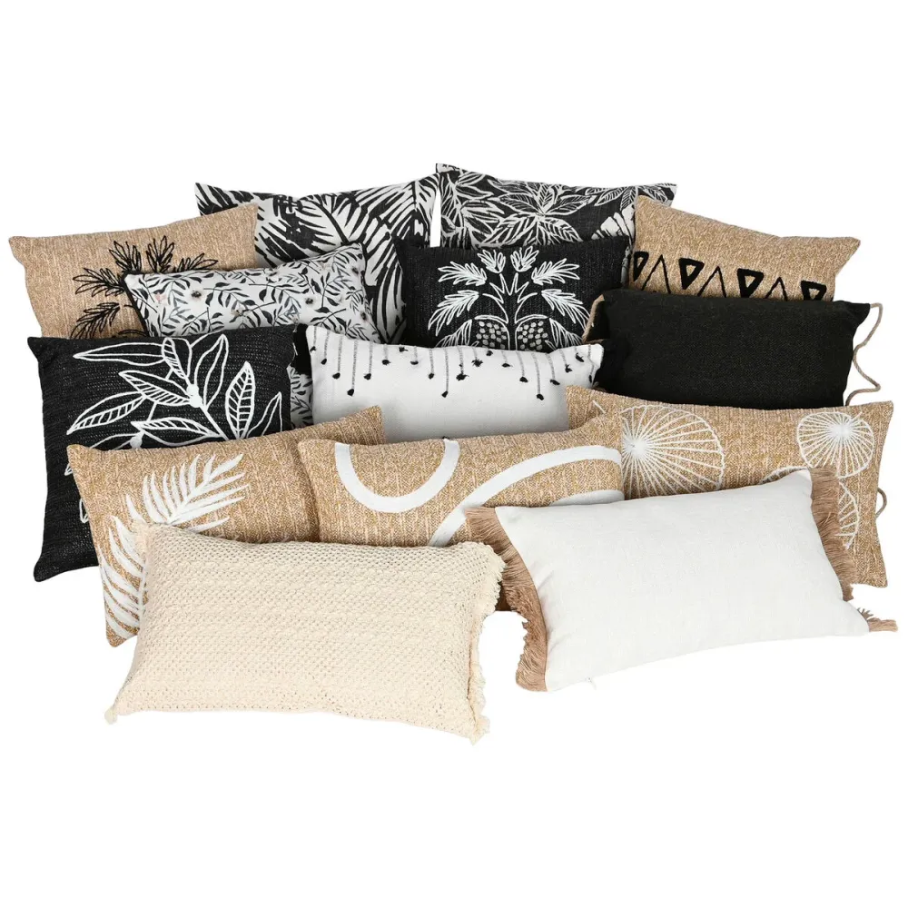 Tyyny Home ESPRIT Luonnollinen Palmu 42 x 15 x 42 cm