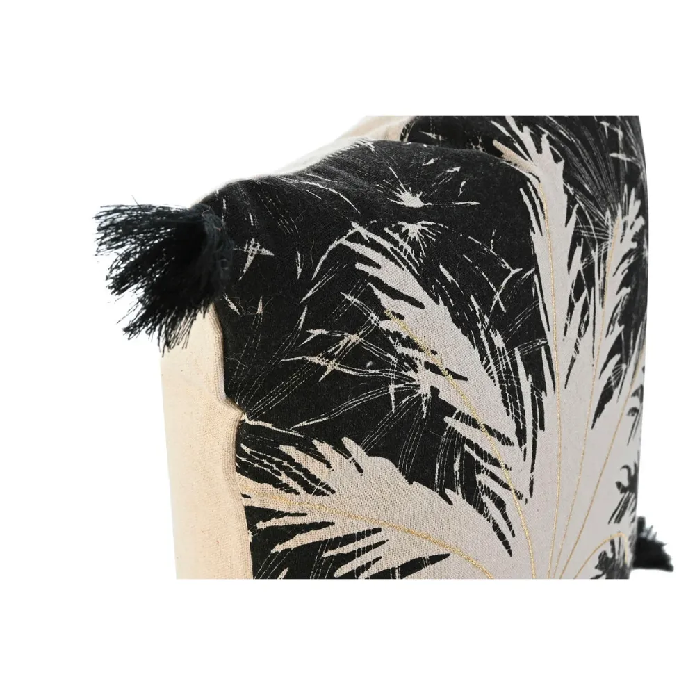 Tyyny Home ESPRIT Musta Boho Palmu 45 x 5 x 45 cm