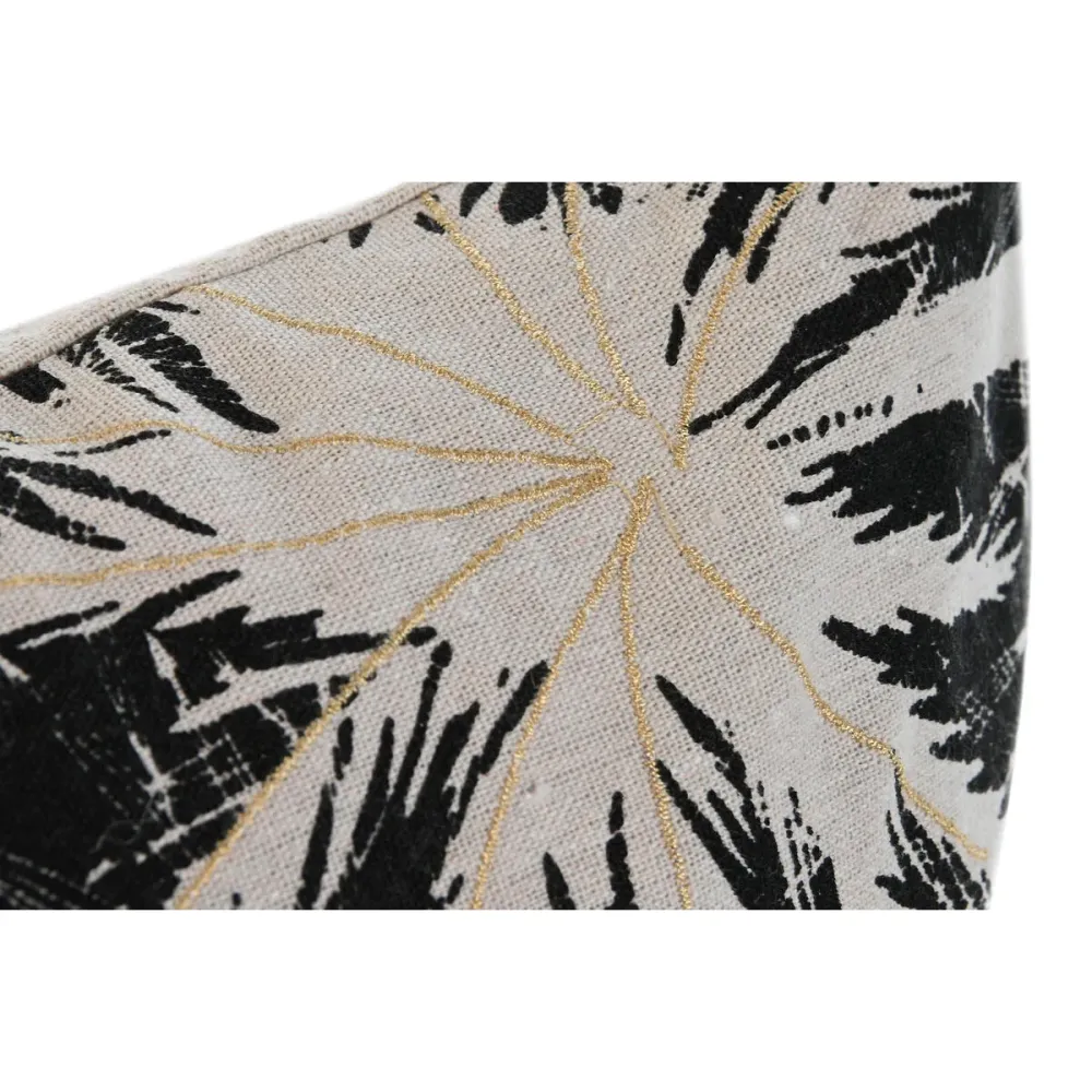 Tyyny Home ESPRIT Musta Boho Palmu 45 x 5 x 45 cm