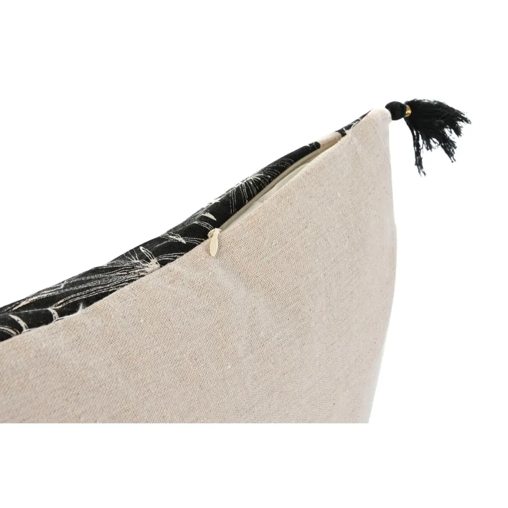 Tyyny Home ESPRIT Musta Boho Palmu 45 x 5 x 45 cm