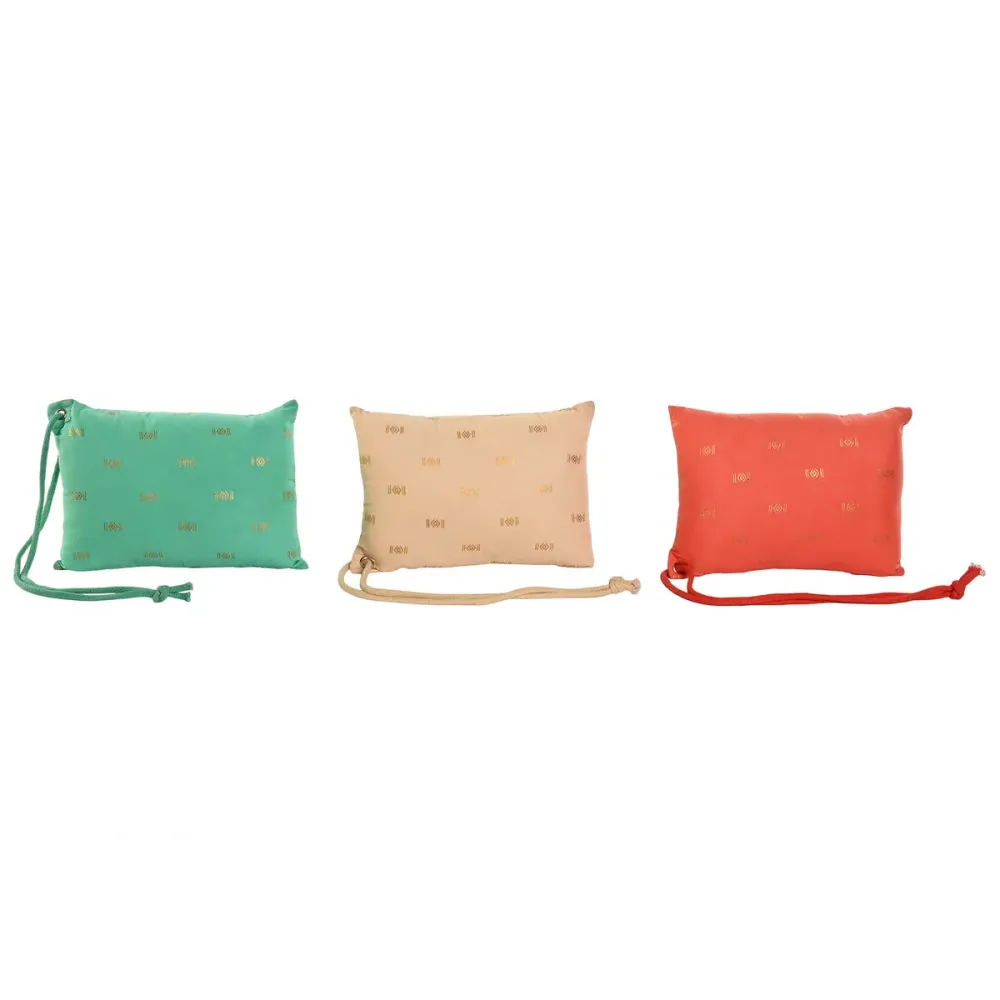 Tyyny Home ESPRIT Vihreä Beige Koralli 30 x 10 x 20 cm (3 osaa)