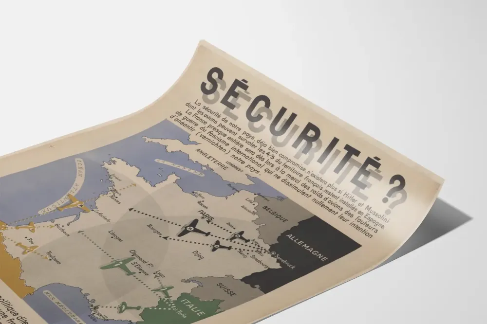 Vaalipropagandajuliste Ranskan 1937 Äänestä kommunistia