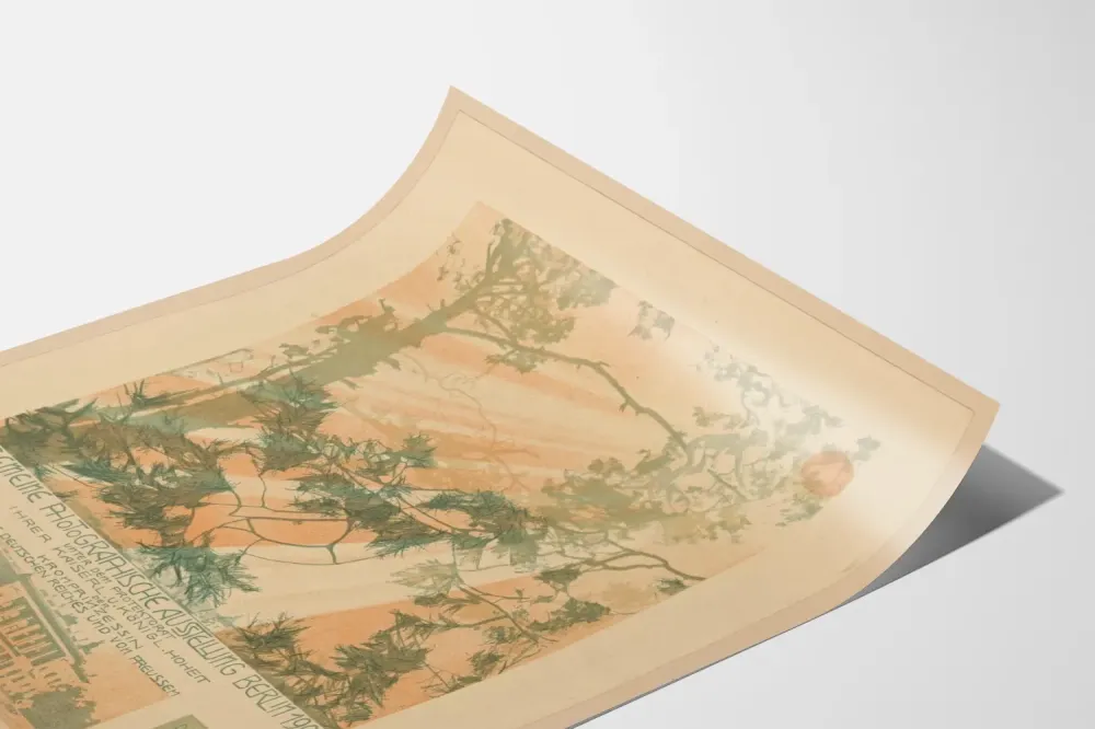 Vanha juliste Berliinin valokuvanäyttelystä 1906