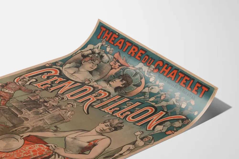 Vanha juliste Théâtre du Châtelet - Tuhkimo