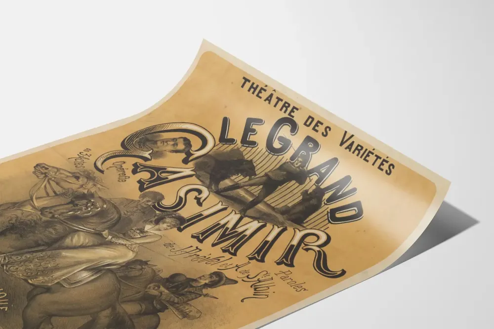 Vanha juliste Théâtre des Variétés Le Grand Casimir