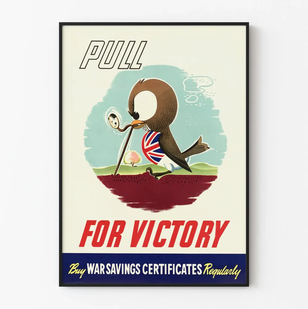 Vanhakantinen Pull Victory - Brittiläinen propagandajuliste