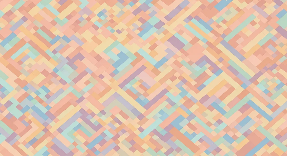 Vauvanhuoneen tapetti | Pastelligeometriset kuviot luovat lempeän tunnelman
