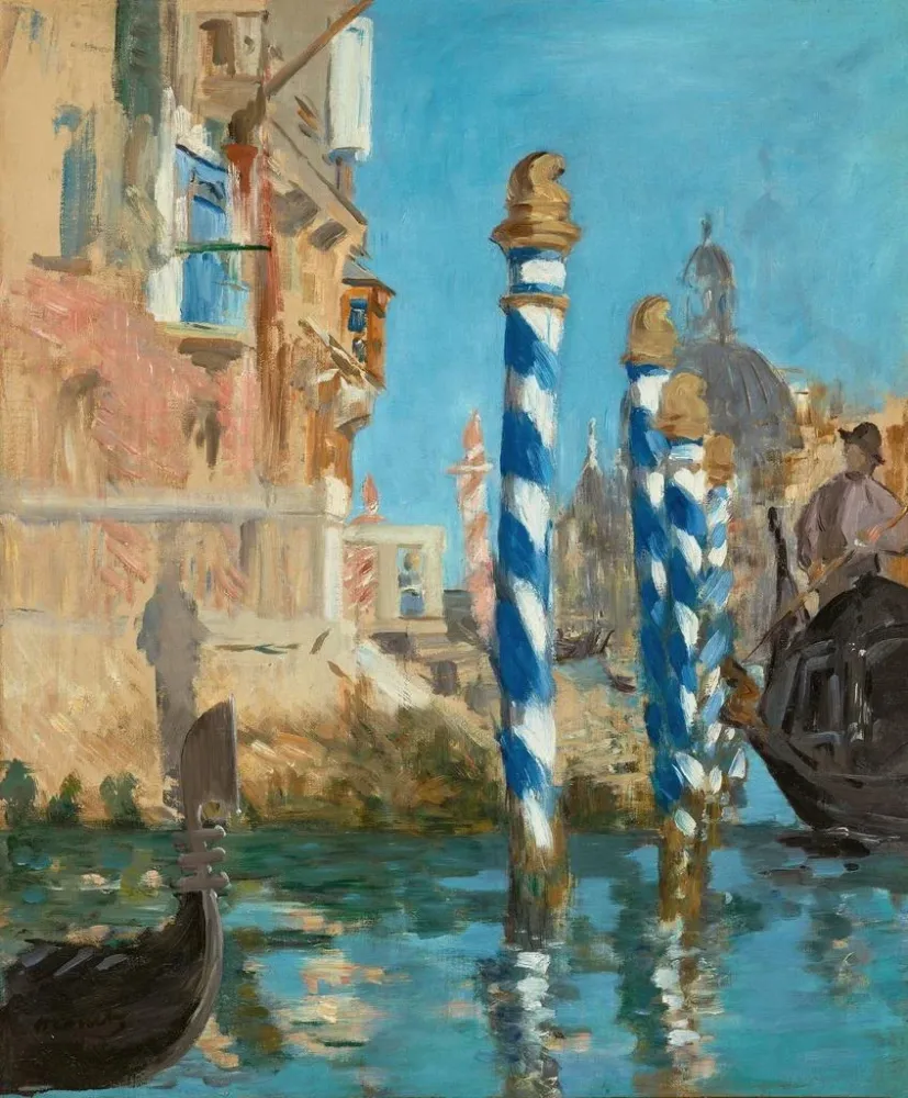 Venetsian Grand Canal - Édouard Manet | Taidetuloste