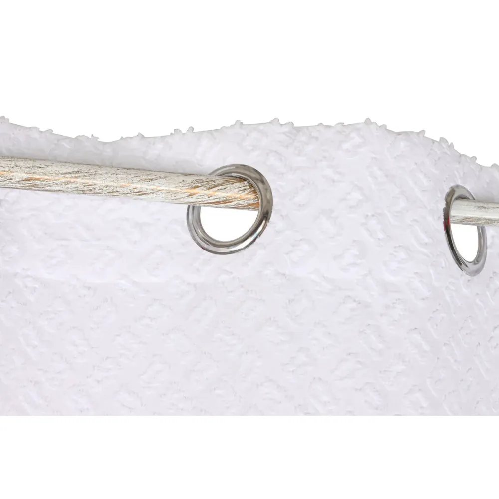 Verho Home ESPRIT Valkoinen 140 x 260 x 260 cm Koruompelu