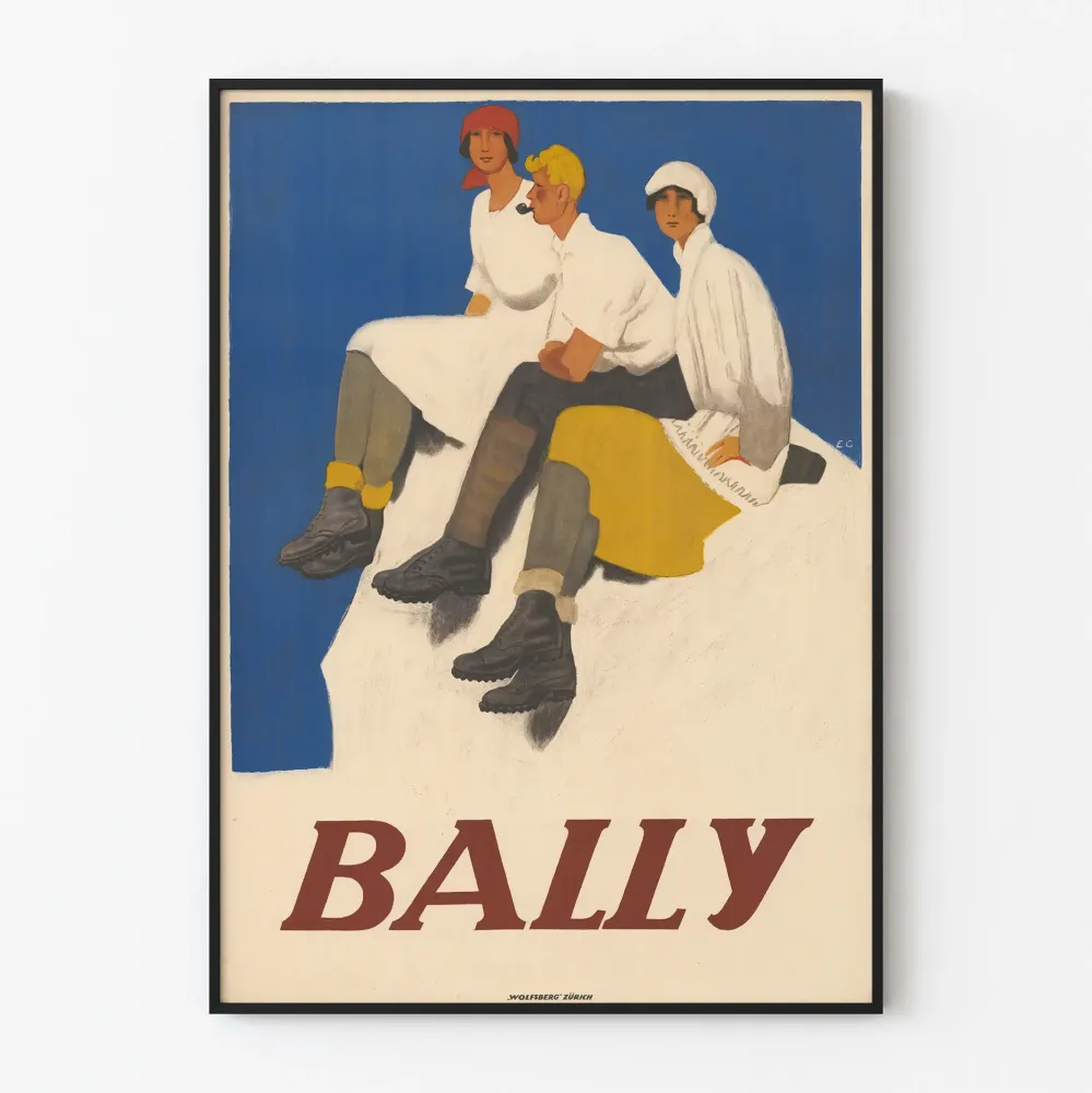 Vintage Bally - Kolme tyylikästä hahmoa kestävässä saappaissa