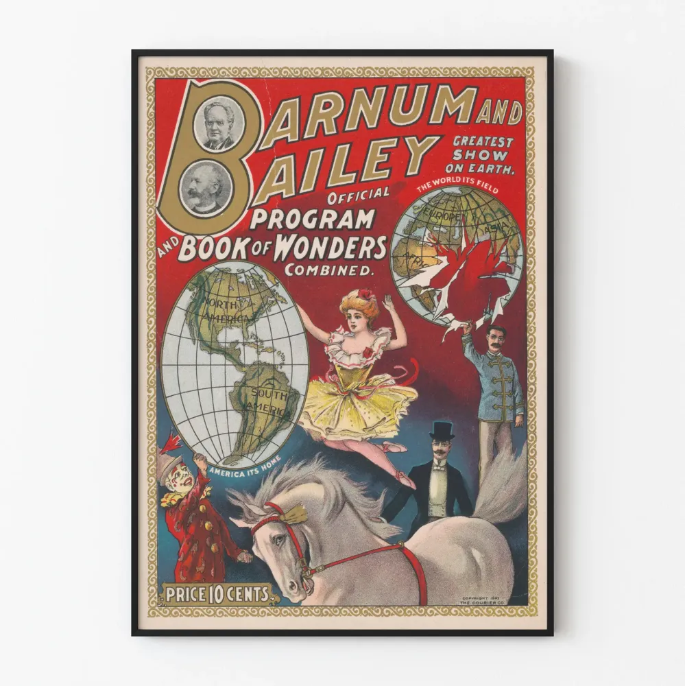 Vintage Barnum and Bailey - Virallinen ohjelma ja Ihmeiden kirja