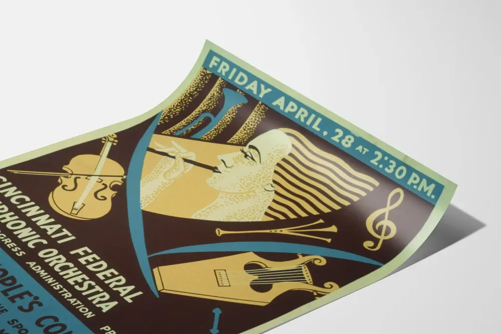 Vintage Cincinnati Federal Symphonic Orchestra - Nuorten konsertti Wilson Auditoriumissa