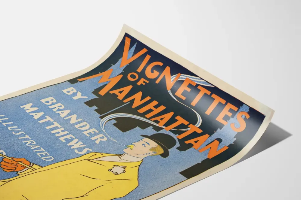 Vintage Manhattan-vignetit - Seinäsisustus retro