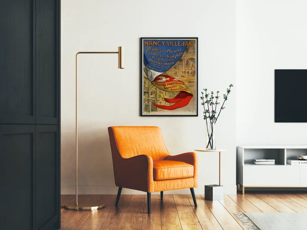 Vintage Nancy Kaupunki taiteen kaupunki - Seinäkäsitys museosta ja koriste- taiteesta