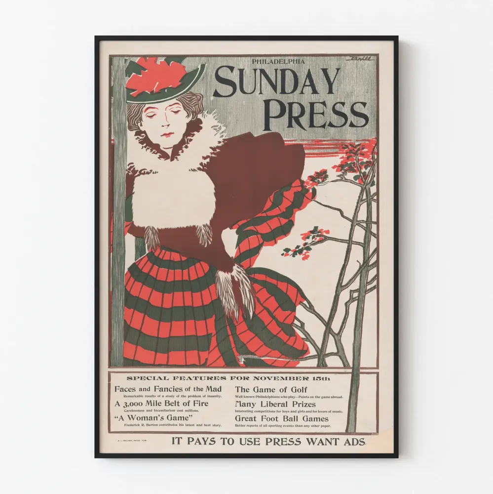 Vintage Philadelphia Sunnuntai Lehti - 15. marraskuuta