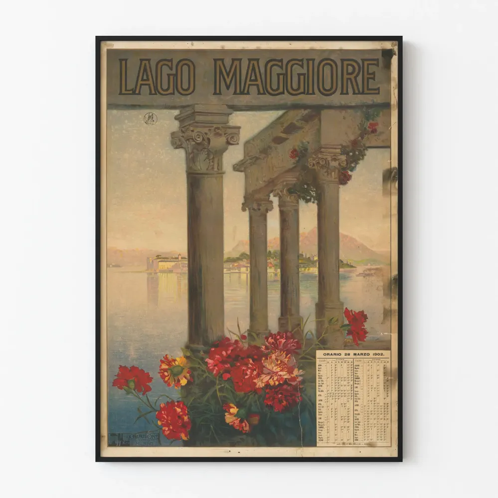 Vintage sisustustuloste Lago Maggiore