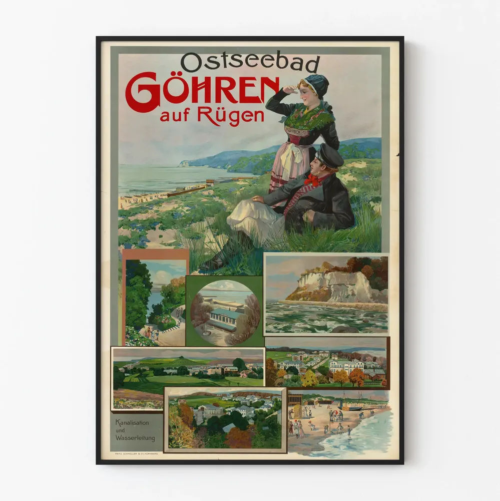 Vintage sisustustuloste Ostseebad Göhren Rügenillä
