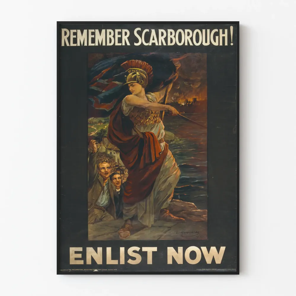 Vintage sotilasteos Remember Scarborough Ilmoittaudu nyt