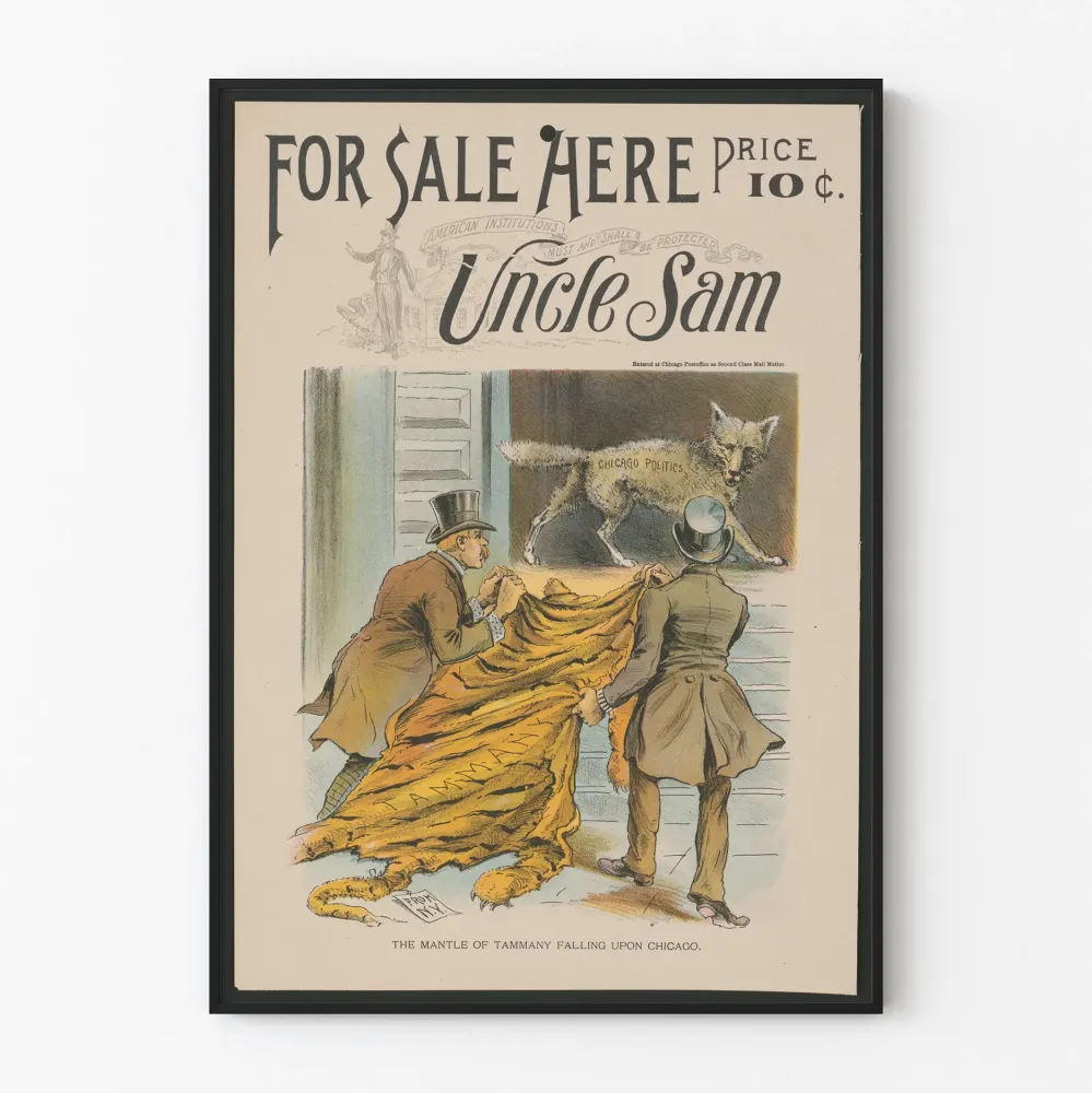 Vintage Uncle Sam - Yllykuvaus yhdysvaltalaisesta politiikasta