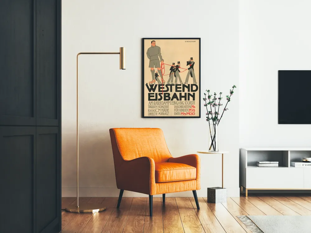 Vintage Westend Eisbahn - Luistelu Kaiserdammilla