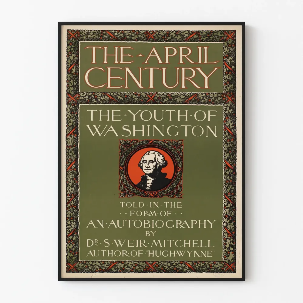 Vintagejuliste April Century - Historiallinen seinäkoristelu