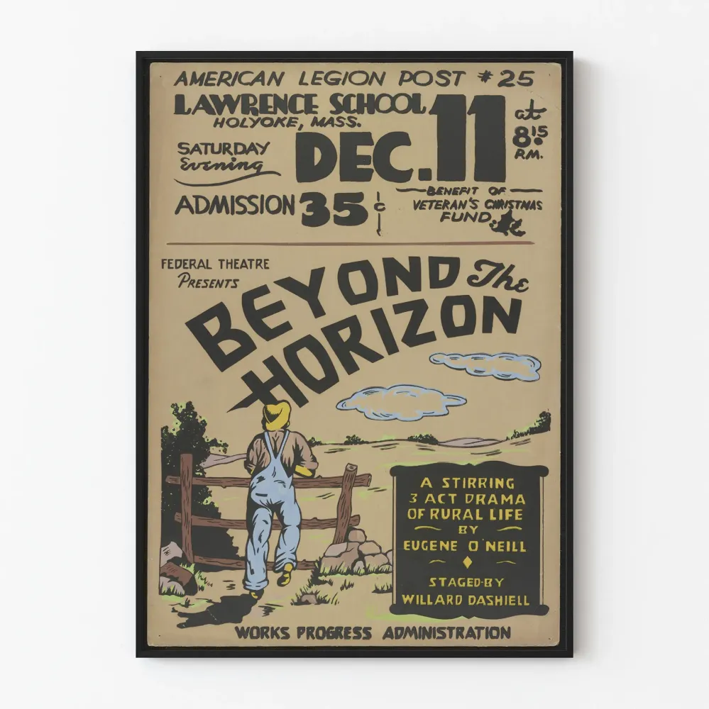 Vintagejuliste Beyond Horizon - Maaseututeatteri Eugene O'Neill