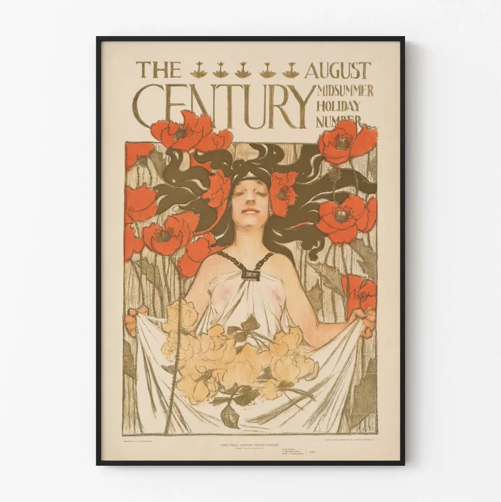 Vintagejuliste Century August Juhannuslomaviikko Numero