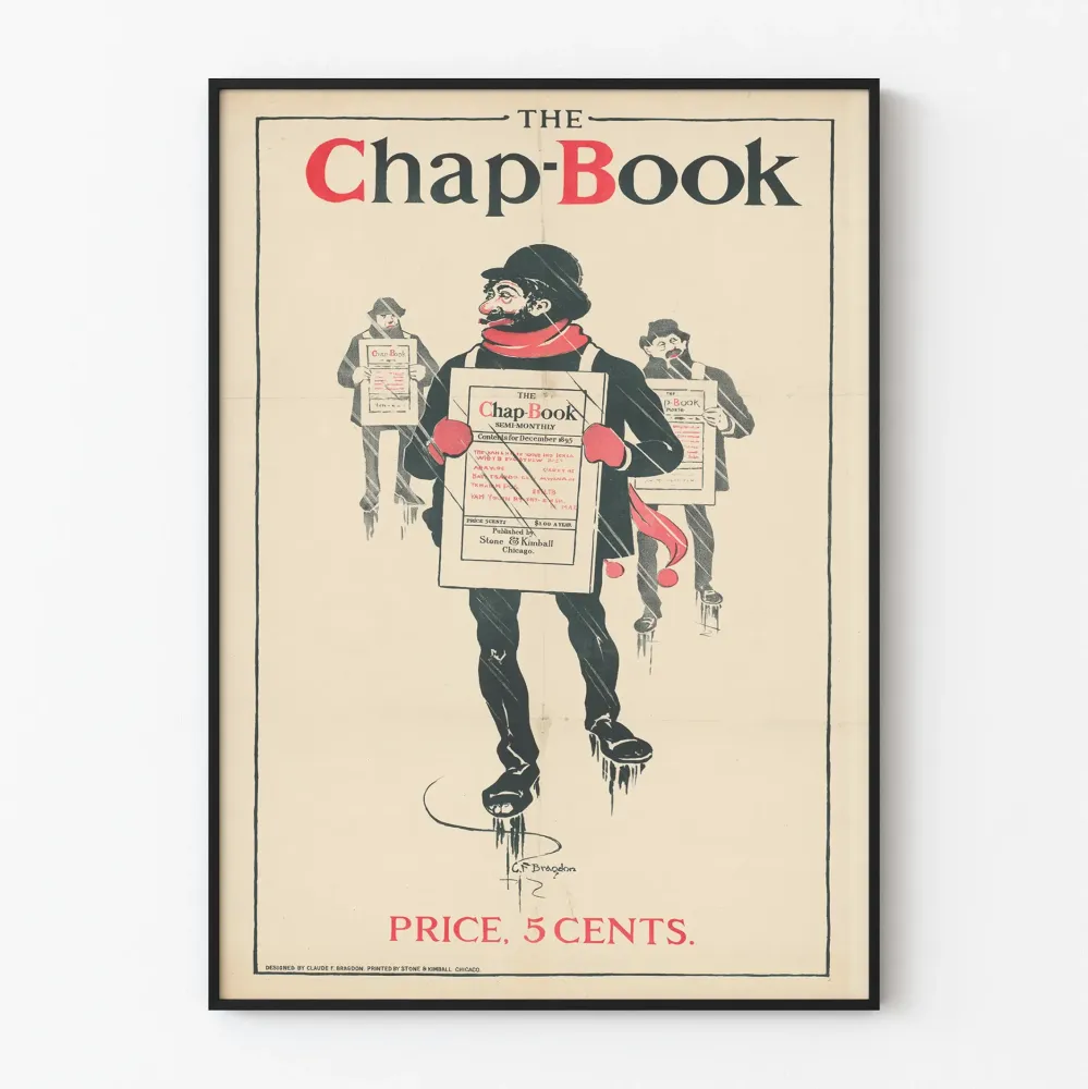 Vintagejuliste Chap-Book joulukuu 1895