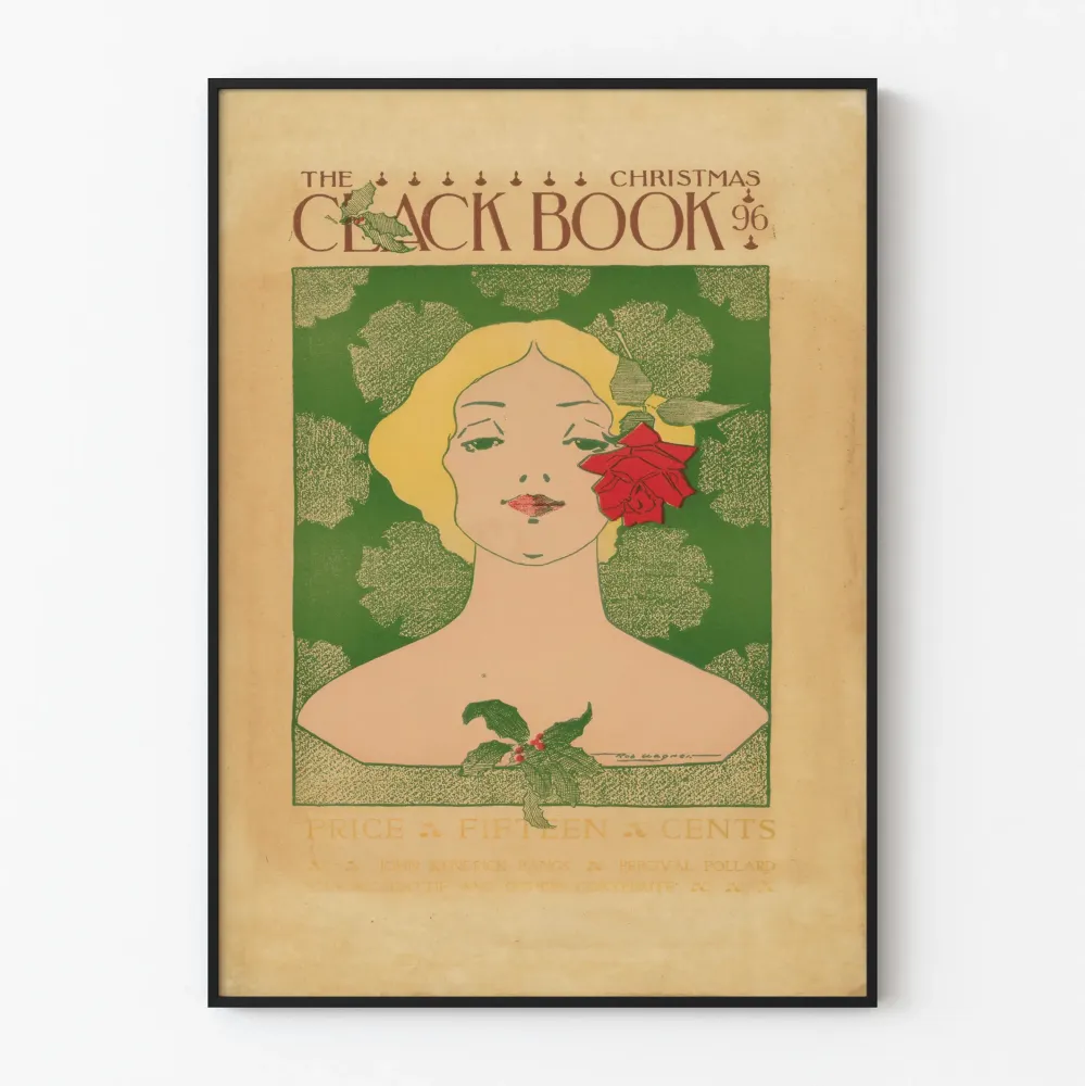 Vintagejuliste Clack Book Christmas 96