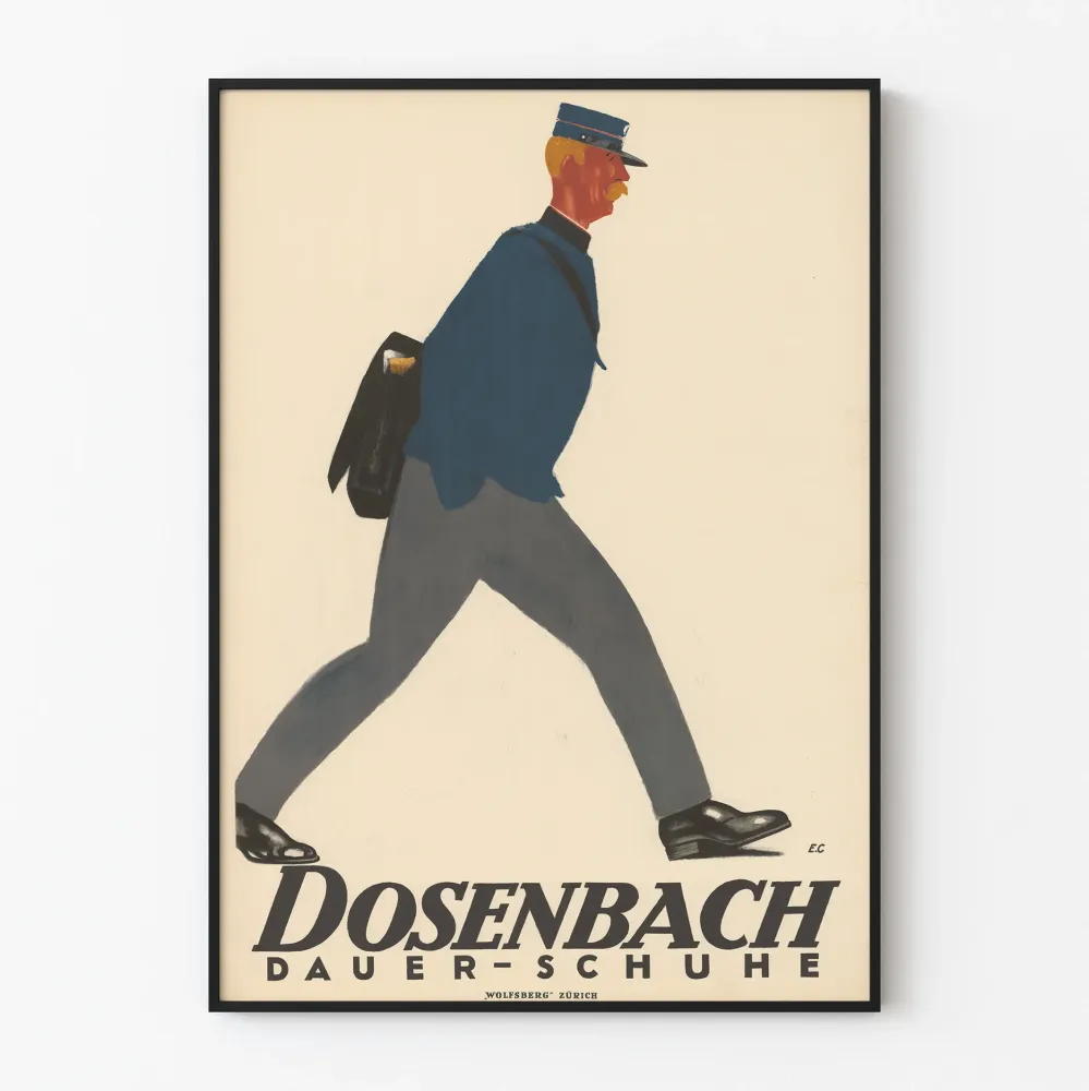 Vintagejuliste Dosenbach kestävät kengät