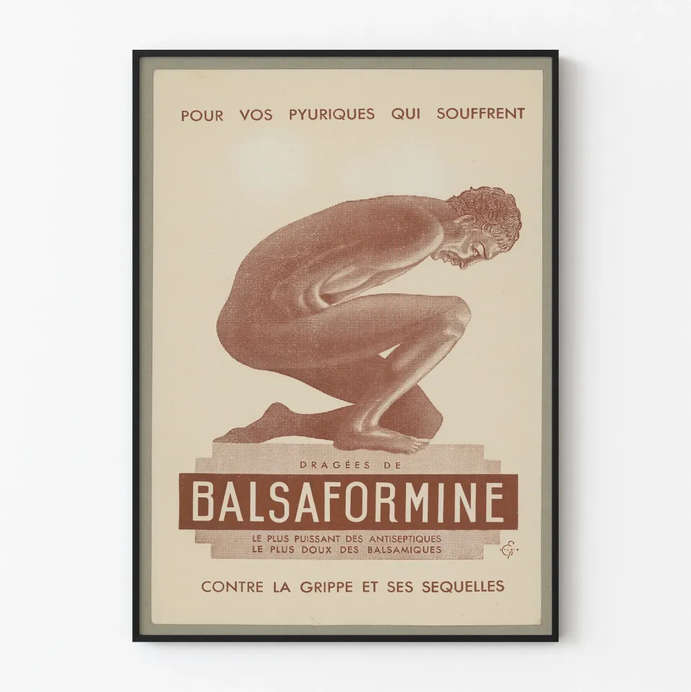 Vintagejuliste Dragees Balsaformine seinäkoriste terveys