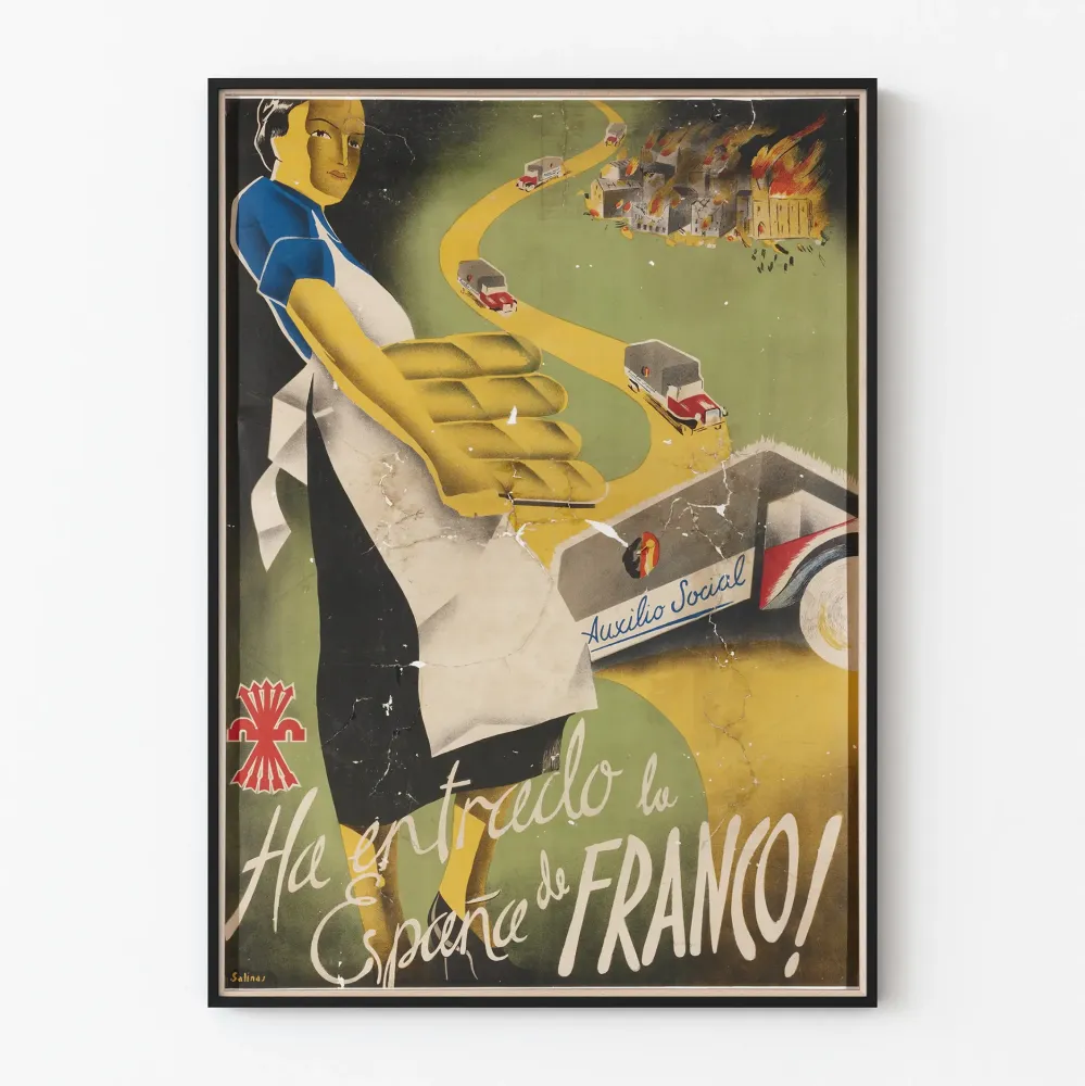 Vintagejuliste: Espanja Francon aikana seinäkoriste
