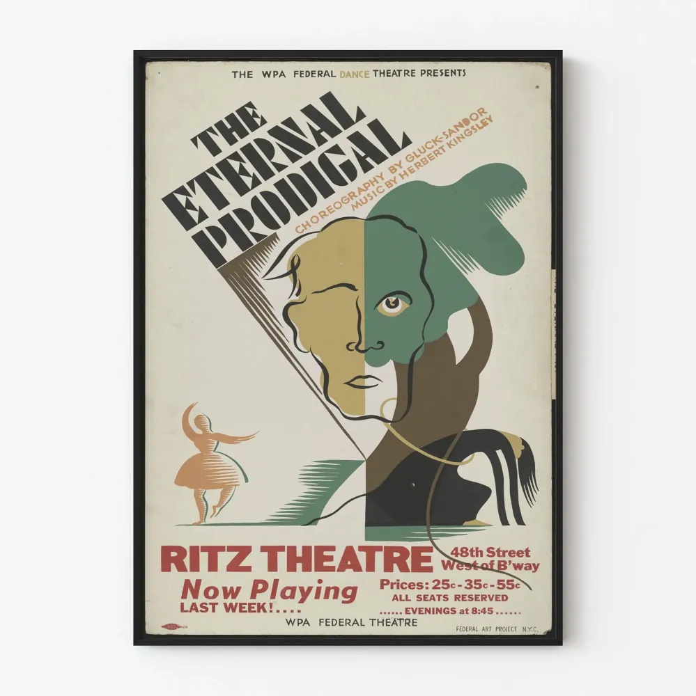 Vintagejuliste Eternal Prodigal - Taiteellinen seinäkoristelu
