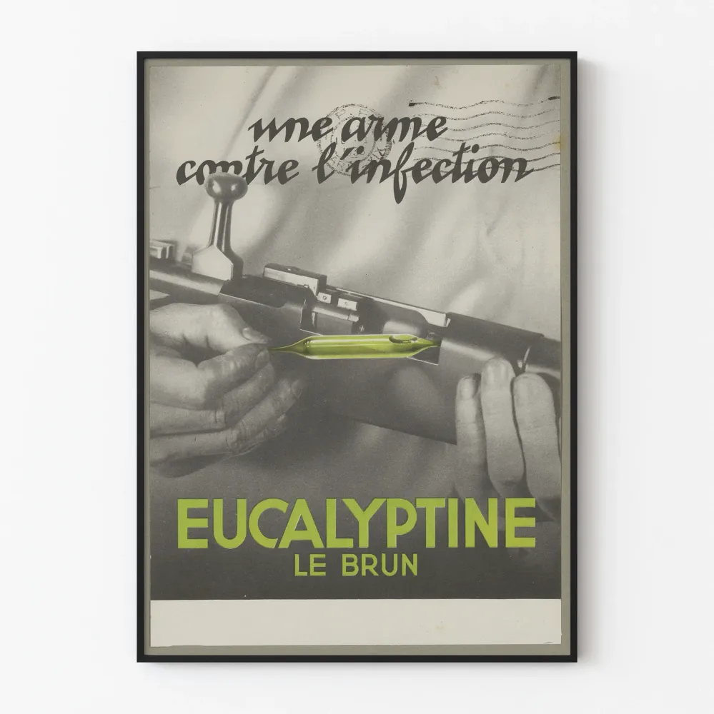 Vintagejuliste Eucalyptine Le Brun vastustuskykyä vastaan