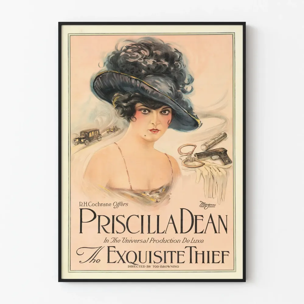 Vintagejuliste Exquisite Thief Priscilla Dean
