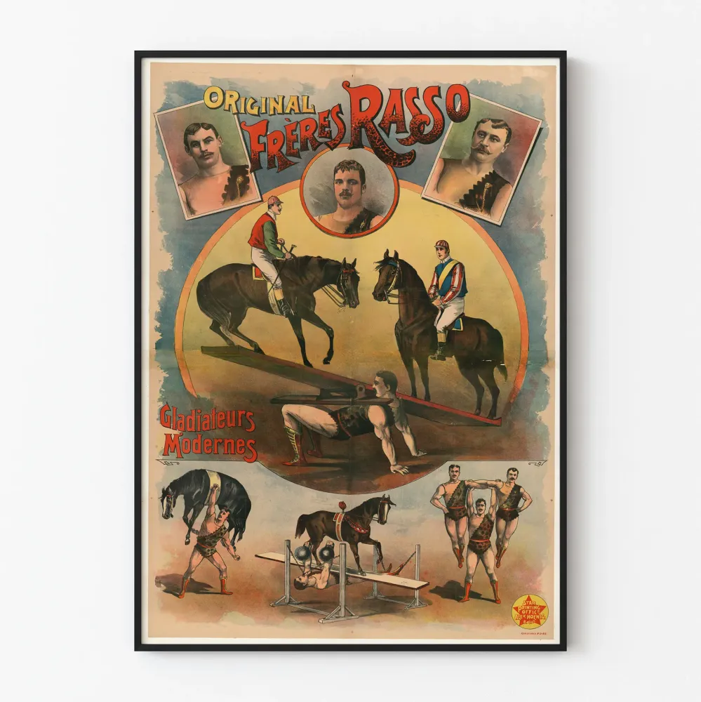 Vintagejuliste Frères Rasso Modernit Gladiaattorit