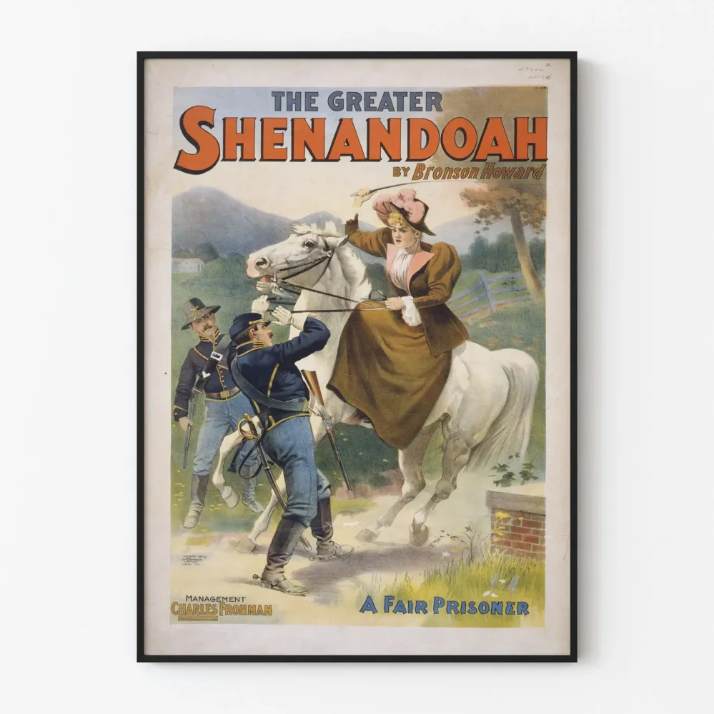 Vintagejuliste Greater Shenandoah Bronson Howard