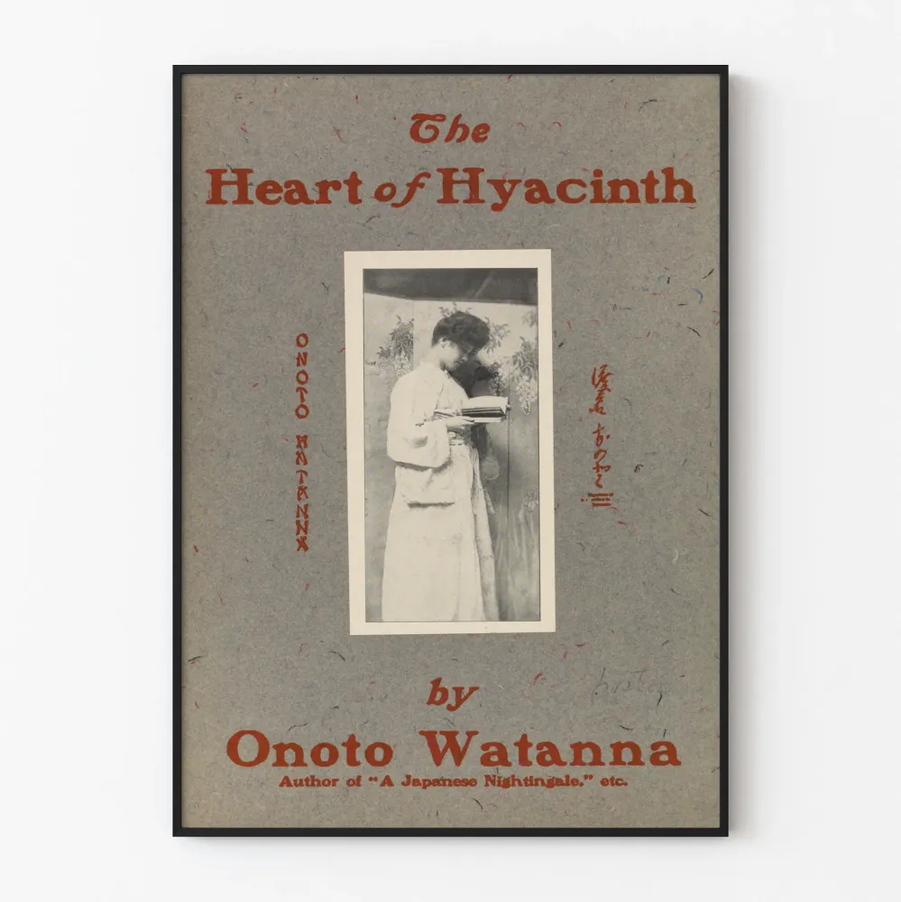 Vintagejuliste Heart Hyacinth teokselta Onoto Watanna