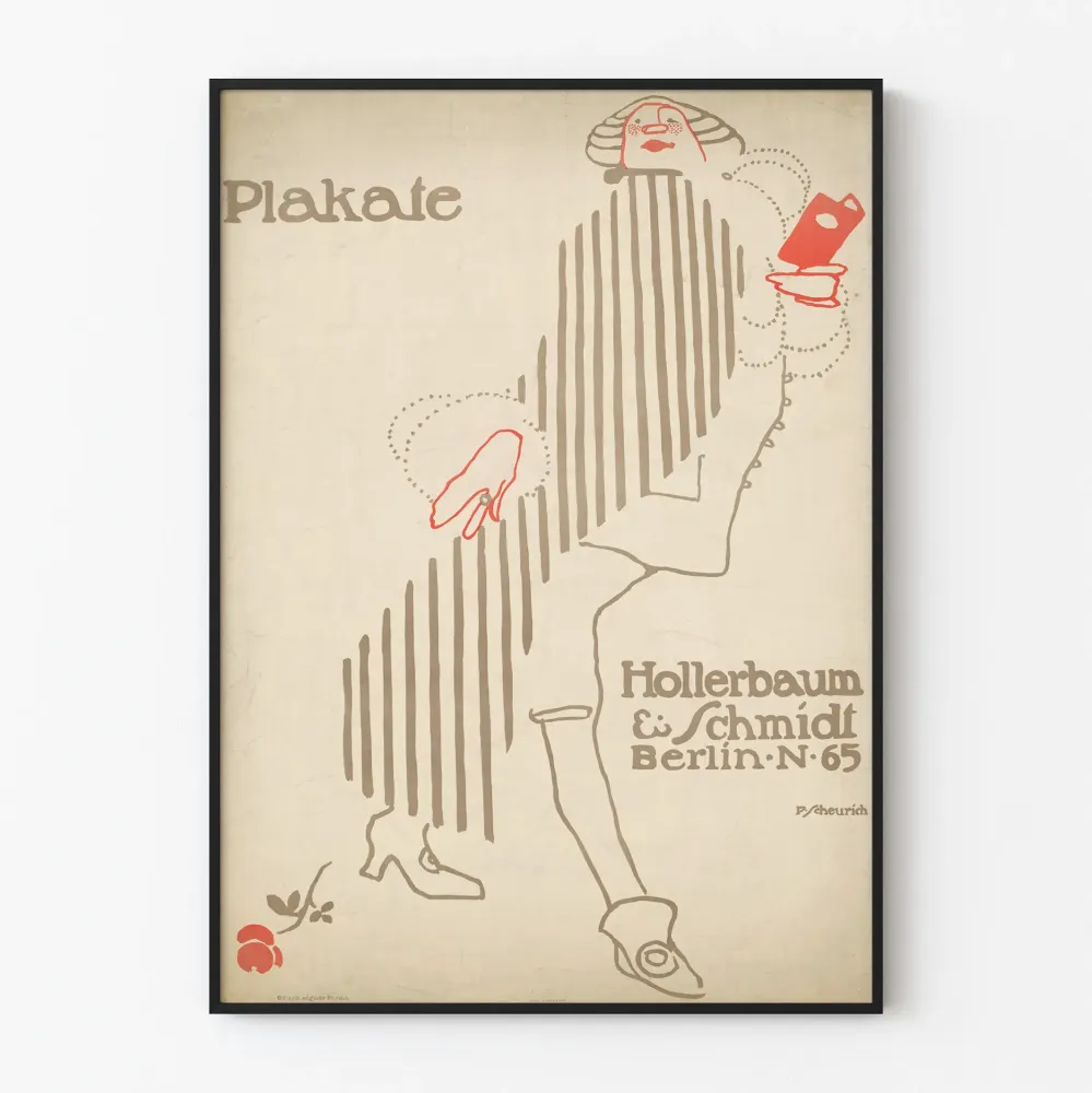 Vintagejuliste Hollerbaum & Schmidt Berliinistä