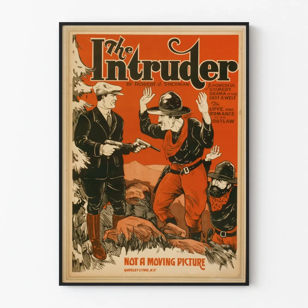 Vintagejuliste ' Intruder' Robert J. Sherman