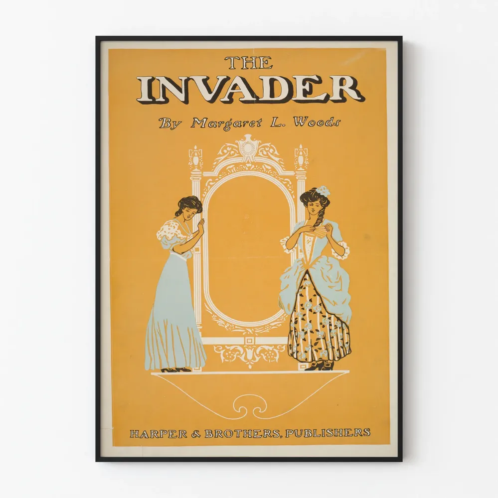 Vintagejuliste ' Invader' Margaret L. Woodsilta seinäkoristeeksi