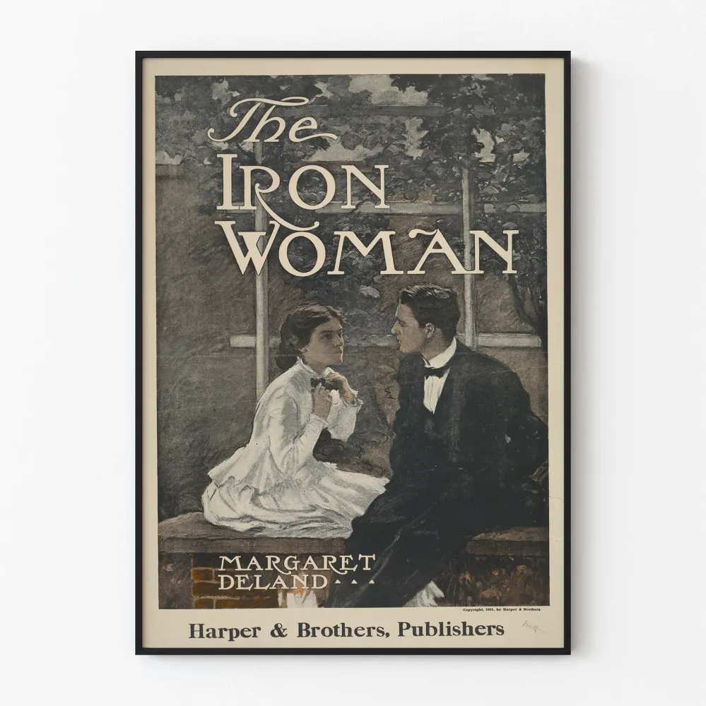 Vintagejuliste Iron Woman teokselta Harper & Brothers