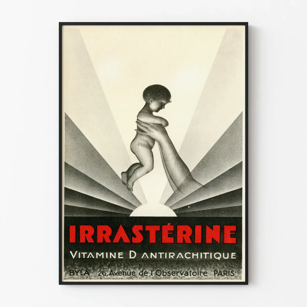 Vintagejuliste Irrastérine D-vitamiini Anti-raajaislääke