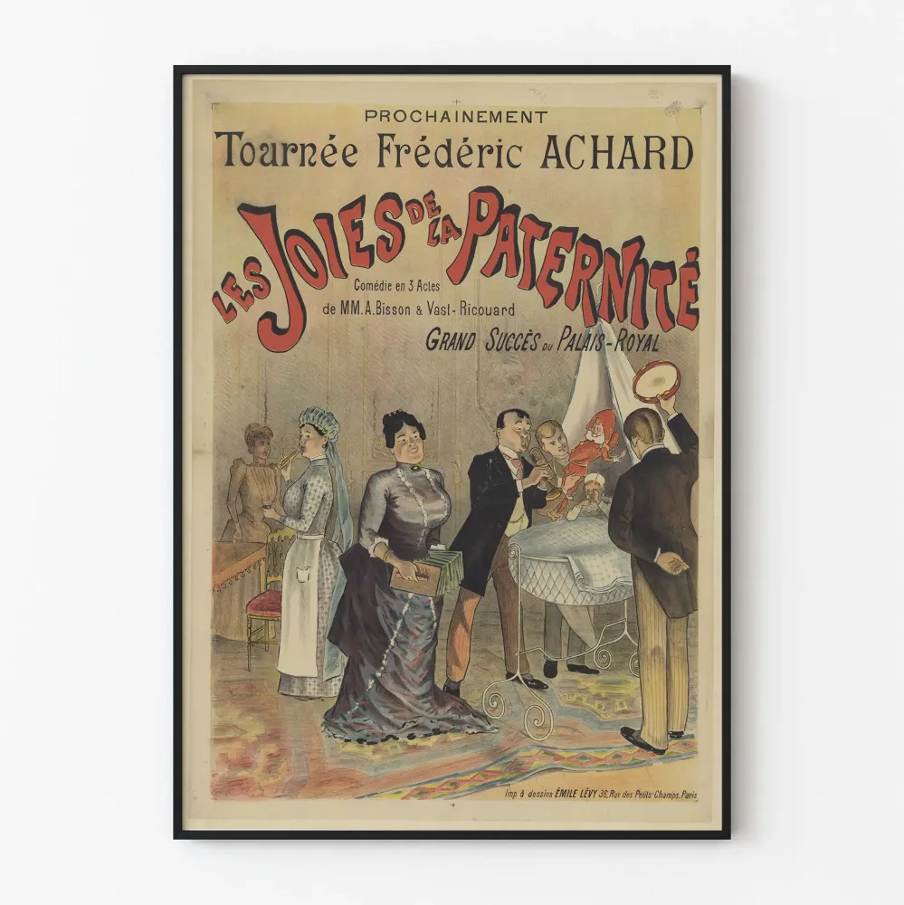 Vintagejuliste Isän ilojen kiertue - Frédéric Achardin kiertue