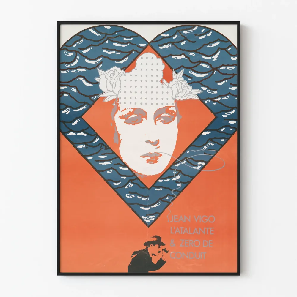 Vintagejuliste Jean Vigo L'Atalante & Zéro de Conduit