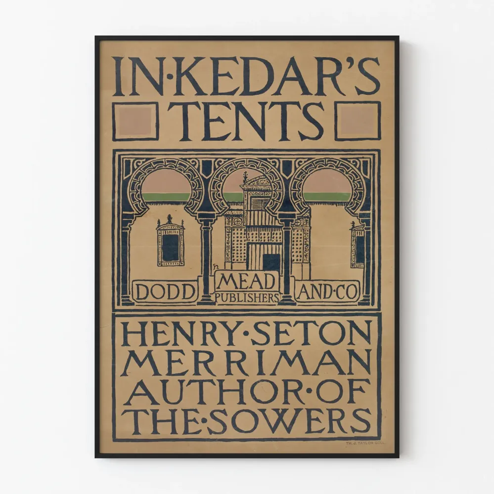 Vintagejuliste Kedar's Tents Henry Seton Merrimanilta