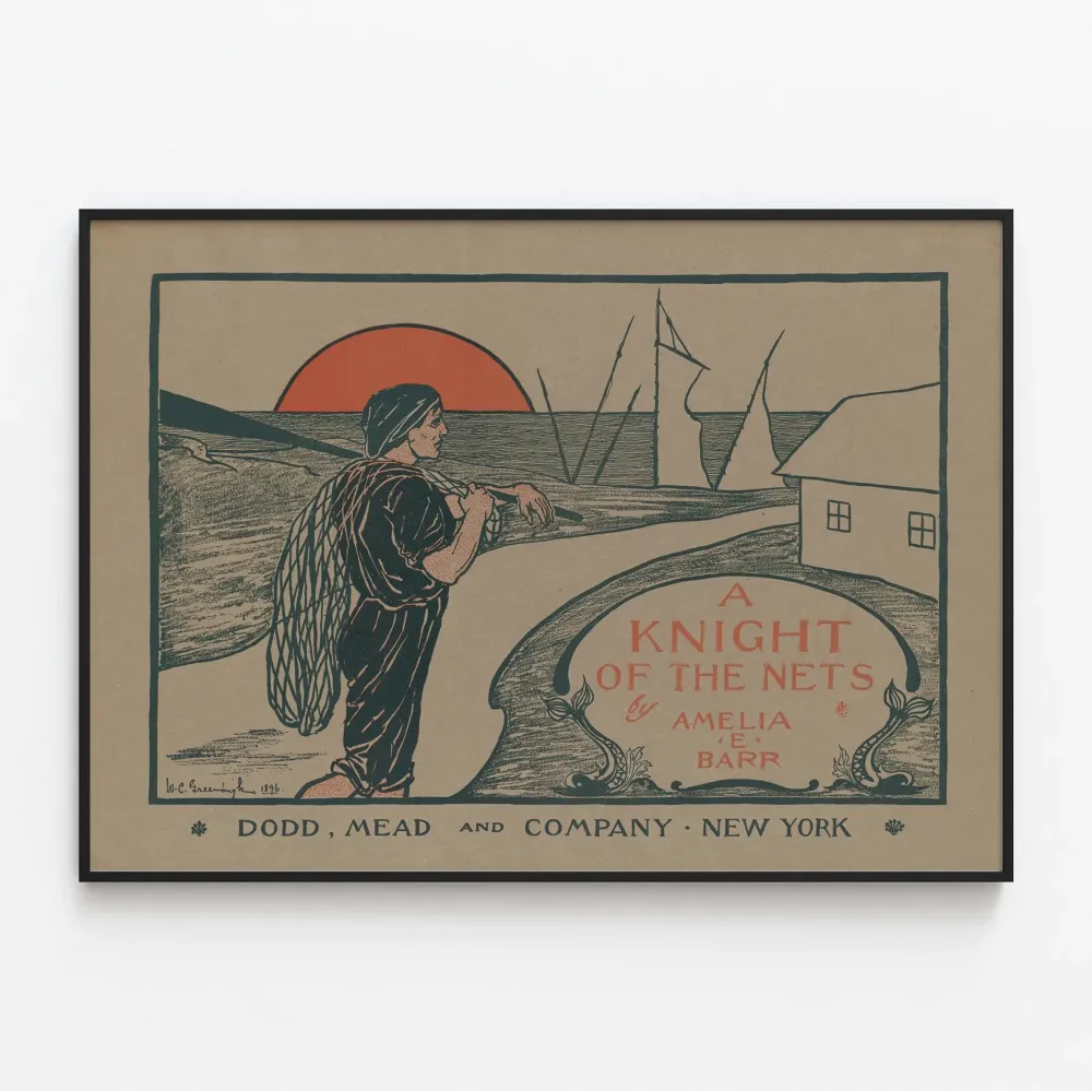 Vintagejuliste Knight Nets, teokselta Amelia E. Barr
