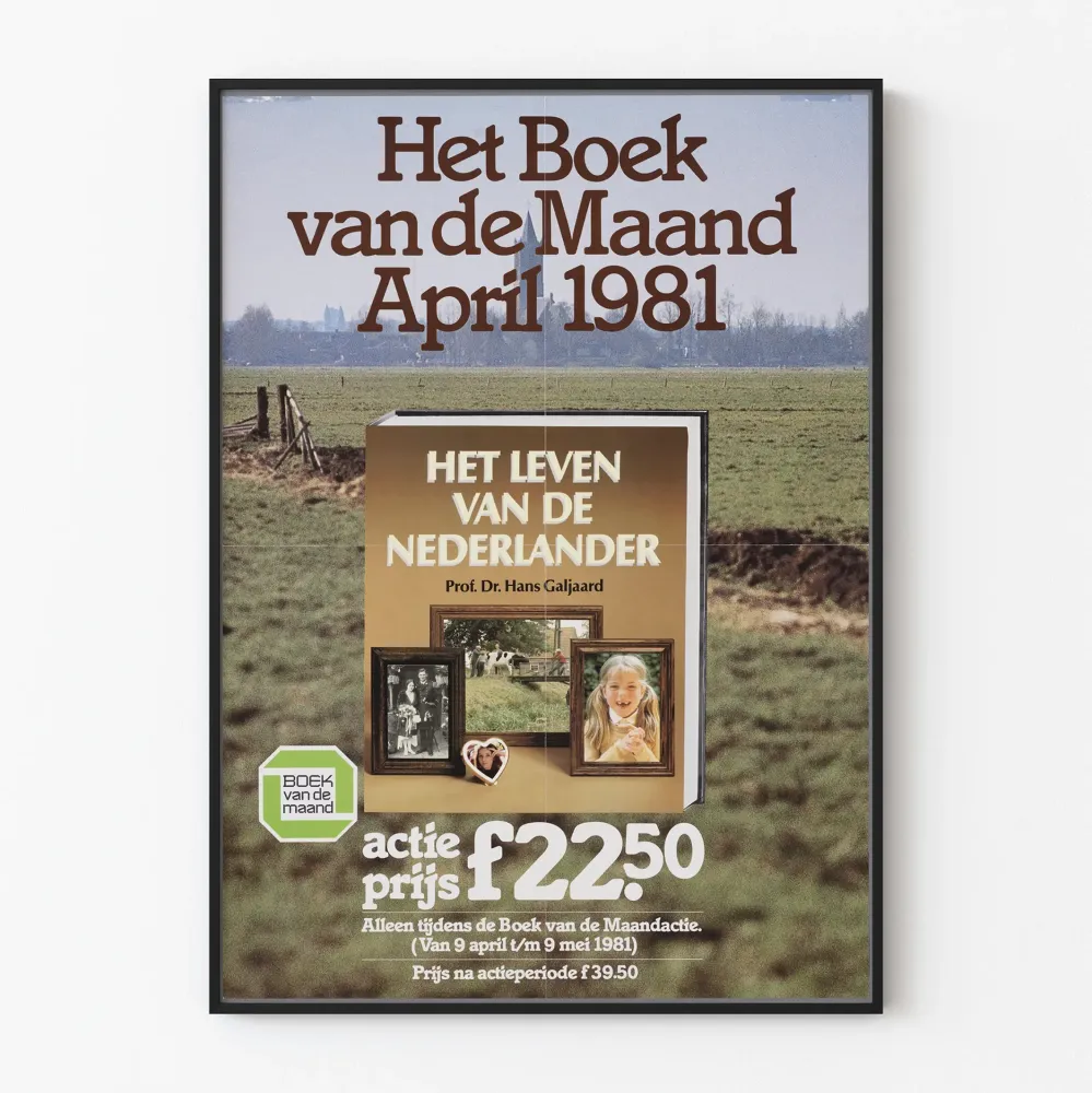 Vintagejuliste Kuukauden Juliste - Huhtikuu 1981