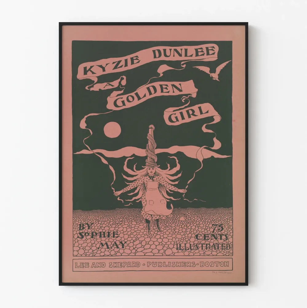 Vintagejuliste Kyzie Dunlee Golden Girl